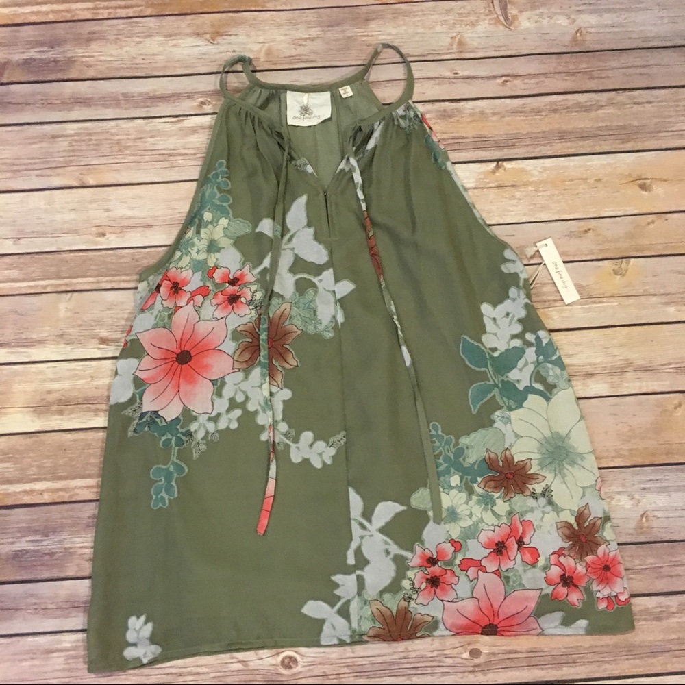 🎈Anthropologie One Fine Day Floral Tip, Size S